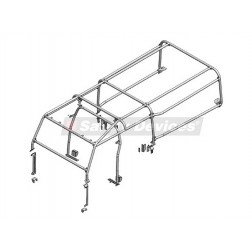 RBL2587SSS | Defender 130 Roll-bar per dispositivi di sicurezza